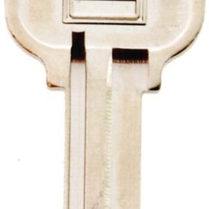 Hy-Ko 21250KW1 Key Blank, Brass, Nickel-Plated, For: Kwikset KW1 Keyways