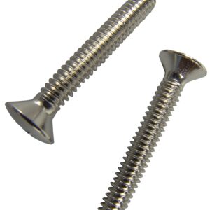 Danco 9D000 Series 88933 Tub/Shower Overflow Plate Screw, Steel, Chrome