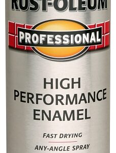 Rust-Oleum 239107 Enamel Spray Paint, 15 oz Can, 14 sq-ft Coverage Area, Solvent Base, Semi-Gloss, Black