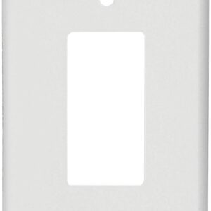 Eaton Wiring Devices 2751W-BOX Wallplate, 5-1/4 in L, 3-1/2 in W, 1 -Gang, Thermoset, White, High-Gloss