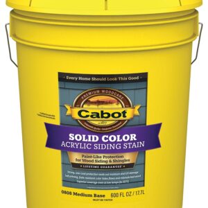 Cabot 0800 140.0000808.00 Siding Stain, Liquid, 5 gal