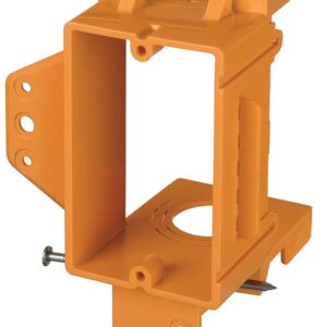 Carlon SC100A Mounting Bracket, PVC, Orange, Nail
