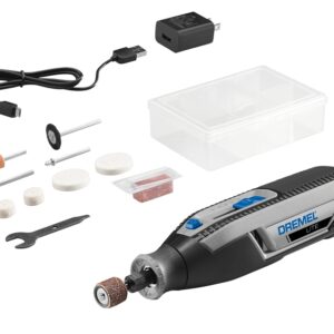 Dremel Lite 7760-N/10 Rotary Tool, Battery Included, 4 V, 2 Ah, 1/8 in Chuck, Keyed Chuck, 8000 to 25,000 rpm Speed