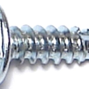 Midwest Fastener 03289 Screw, #10 Thread, 3/4 in L, Coarse Thread, Hex Drive, Self-Drilling Point, Steel, Zinc, 100 PK