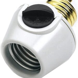 Westek 6009B Lamp Dimmer, 0.8 A, 120 V, 100 W, Incandescent Lamp, White