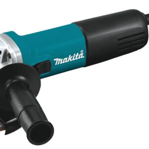 Makita 9557NB Series Angle Grinder, 7.5 A, 4-1/2 in Dia Wheel, 11,000 rpm Speed, Barrel Handle