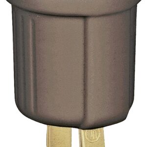 Eaton Wiring Devices 738B-BOX Outlet Adapter, 660 W, 2-Outlet, Thermoplastic, Brown