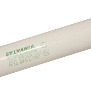 Sylvania 21720 Fluorescent Bulb, 32 W, T8 Lamp, Medium G13 Lamp Base, 2708 Lumens, 6500 K Color Temp, Stark White Light