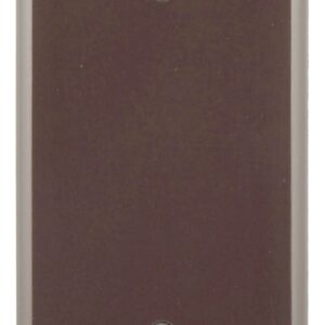 Eaton Cooper Wiring 2129 2129B-BOX Wallplate, 3-1/2 in L, 5-1/4 in W, 1/4 in Thick, 1 -Gang, Thermoset, Brown