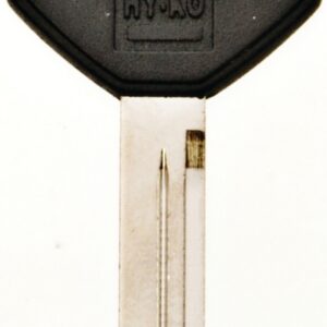 Hy-Ko 12005Y154 Key Blank, Brass/Plastic, Nickel, For: Chrysler, Dodge, Eagle, Jeep, Plymouth Vehicles, Y154 Key Number