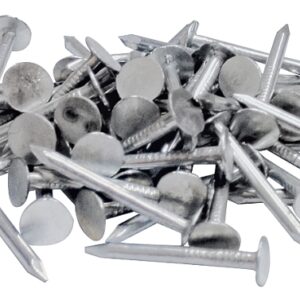 ProFIT 0069098 Hand Drive Roofing Nail, 1-1/2 in L, Flat Head, 11 ga, Steel, 1 lb