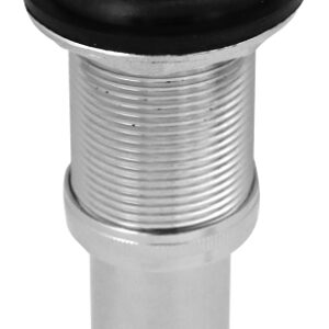 Stylewise K820-76 Pushbutton Sink Drain, 1-1/4 in Connection, Brass, Chrome