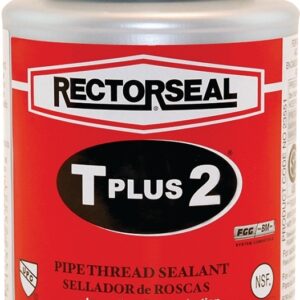Rectorseal T Plus 2 Series 23551 Thread Sealant, 0.5 pt, Can, Paste, White