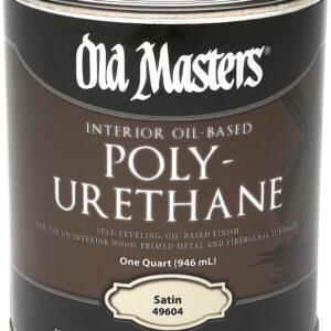 Old Masters 49604 Polyurethane, Liquid, Clear, 1 qt, Can