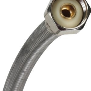 Fluidmaster Click Seal Series B1FV12 Water Supply Connector, 3/8 x 1/2 in, Compression x FIP, 1000 psi Pressure