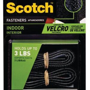 Scotch RF4711 Fastener, 3/4 in W, 18 in L, Black, 1 lb