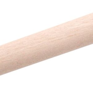 Waddell 6312UB Dowel Rod, 3/4 in Dia, 36 in L, Aspen Wood, Yellow
