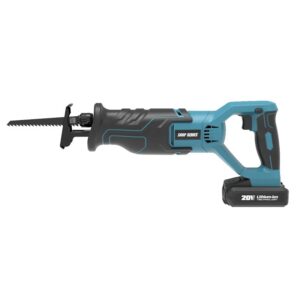 ShopSeries SS2830 Cordless Reciprocating Saw, Battery Included, 20 V, 2 Ah, 4, 2/5 in Cutting Capacity, 4/5 in L Stroke