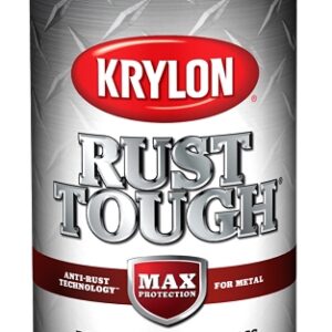 Krylon Rust Tough K09247008 Enamel Spray Paint, Gloss, Clear, 12 oz, Can