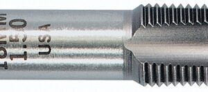 Irwin 8312 Thread Tap, 3 mm- 0.5 Thread, Plug Tap Thread, 3-Flute, HCS