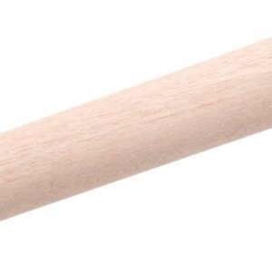 Waddell 6418UB Dowel Rod, 1-1/8 in Dia, 48 in L, Aspen Wood, Pink