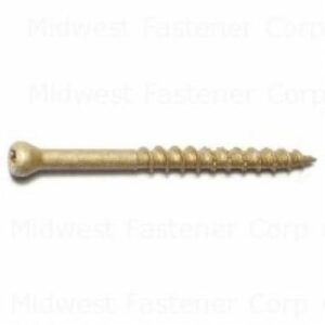 SaberDrive 51668 Screw, #8 in Thread, 2 in L, Trim Head, 173 PK