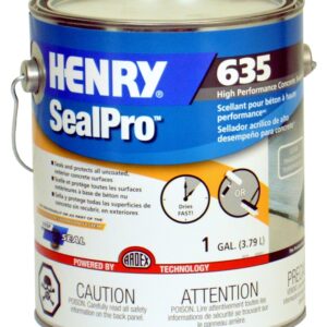 Henry 16376 Concrete Sealant, Liquid, Clear, 1 gal, Can