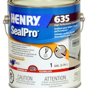 Henry 16377 Concrete Sealant, Liquid, Gray, 1 gal, Can