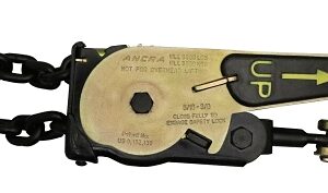 Ancra 50140-11 EZ Load Binder, 6600 lb Working Load, Extra-Long Molded Grip Ratchet Handle, Steel, Blue/Yellow, Zinc