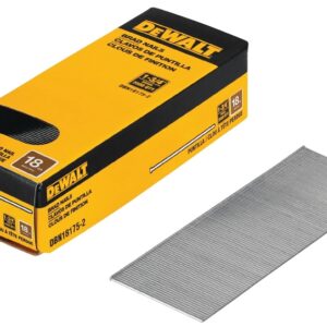 DEWALT DBN18175-2 Nail, 1-3/4 in L, 18, Metal, Coated, Brad, Flat Head, Smooth Shank