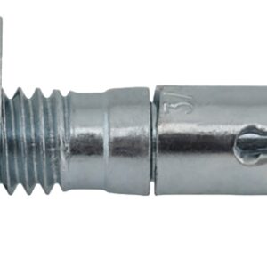 DEWALT Power-Stud 7410SD1 Wedge Anchor, 3/8 in Dia, 2-1/4 in OAL, Carbon Steel, Zinc