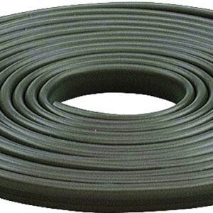 M-D 78196 Gasket Weatherstrip, 1/2 in W, 17 ft L, Vinyl, Brown