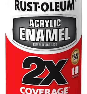 Rust-Oleum 271915 Automotive Spray Paint, Oil Base, Semi-Gloss, Black, 12 oz Can