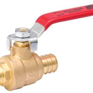 B & K 107-344NL Ball Valve, 3/4 in Connection, PEX x PEX, 600/160 psi Pressure, Brass Body
