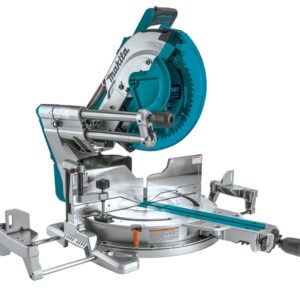 Makita LXT XSL07Z Miter Saw with Laser, Battery, 12 in Dia Blade, 4400 rpm Speed, 0 to 60 deg Max Miter Angle