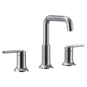 Moen Zyla Series 84142 Bathroom Faucet, 1.2 gpm, 2-Handle, 3-Faucet Hole, Metal/Plastic/Stainless Steel, Chrome