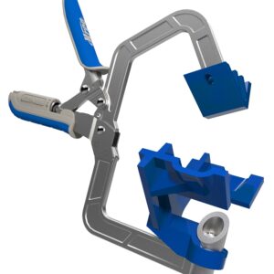 Kreg KHCCC Corner Clamp, 90 deg Clamping Angle, Cast Aluminum/Steel Body