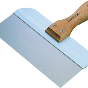 Vulcan 36052 Knife, 3 in W Blade, 10 in L Blade, Stainless Steel Blade, Tapered Blade, Wood Handle, Wood Handle