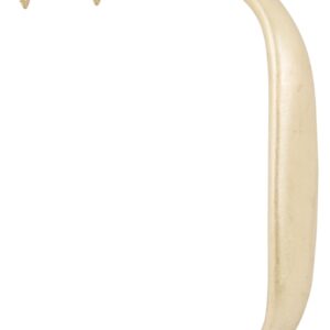 ProSource 20914SBB-PS Door Pull, 3/4 in W, 4-3/4 in D, 1-3/16 in H, Steel, Satin Brass