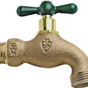 Arrowhead Brass 302LF Heavy-Duty Hose Bibb, 3/4 x 3/4 in Connection, MIP x Hose, 8 to 9 gpm, 125 psi Pressure