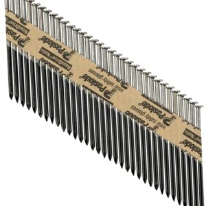 Paslode 650388 Framing Nail, 3-1/4 in L, Steel, Galvanized, Full-Round Head, Smooth Shank