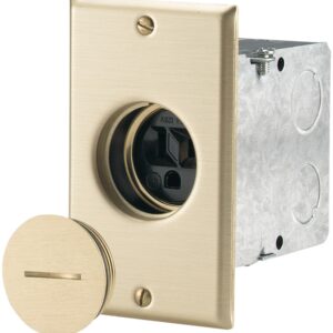 Eaton Cooper Wiring TR5797 Floor Box Receptacle, 2 -Pole, 125 V, 15 A