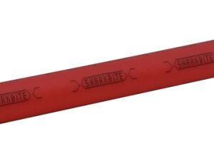 SharkBite U860R10 Pipe, 1/2 in OD, 10 ft L, PEX-B, Polyethylene, Red