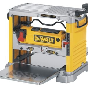 DEWALT DW734 Thickness Planer with Three Knife Cutter-Head, 15 A, 1 hp, 12-1/2 in W Planning, 1/8 in D Planning