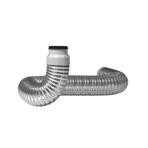 Imperial VT0763 Flexible Dryer Duct, 6 ft L, Metal