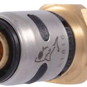 SharkBite EvoPEX K120A Adapter, 1/2 in, Push-Fit x MPT, 160 psi Pressure