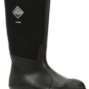 Muck CHORE Series CHH-000A-BL-060 Boots, 6, Black, Rubber Upper