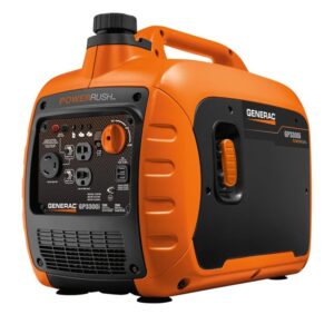 Generac GP Series 7153 Portable Generator, 20.83 A, 120 V, 2500 W Output, Gas, 1.06 gal Tank, 4.5, 7 hr Run Time