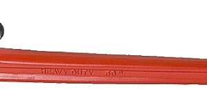 Superior Tool 02836 Pipe Wrench, 5 in Jaw, 36 in L, Straight Jaw, Iron, Epoxy-Coated