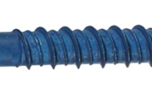 Tapcon 11414 Screw Anchor, 4 in L, Hex Drive, Steel, Metallic